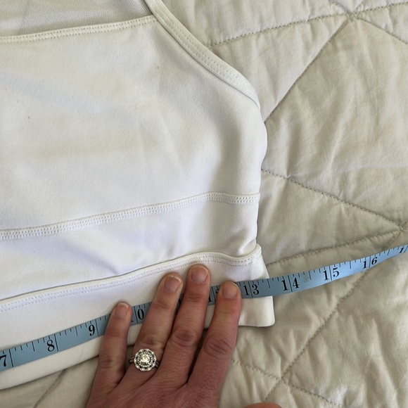 Zyia Active All Star Bra "One More Rep'" Sports Bra White Size medium * no pads - Picture 8 of 16